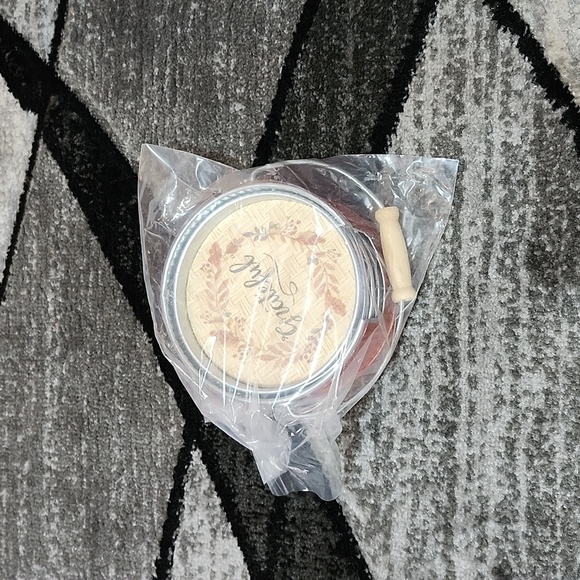 ORANGE METAL CORK COASTERS SET THANKFUL GRATEFUL BLESSED GATHER - Picture 12 of 14